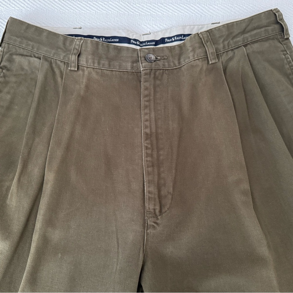 Polo by Ralph Lauren Olive Chinos 35/30 - Picture 8 of 10